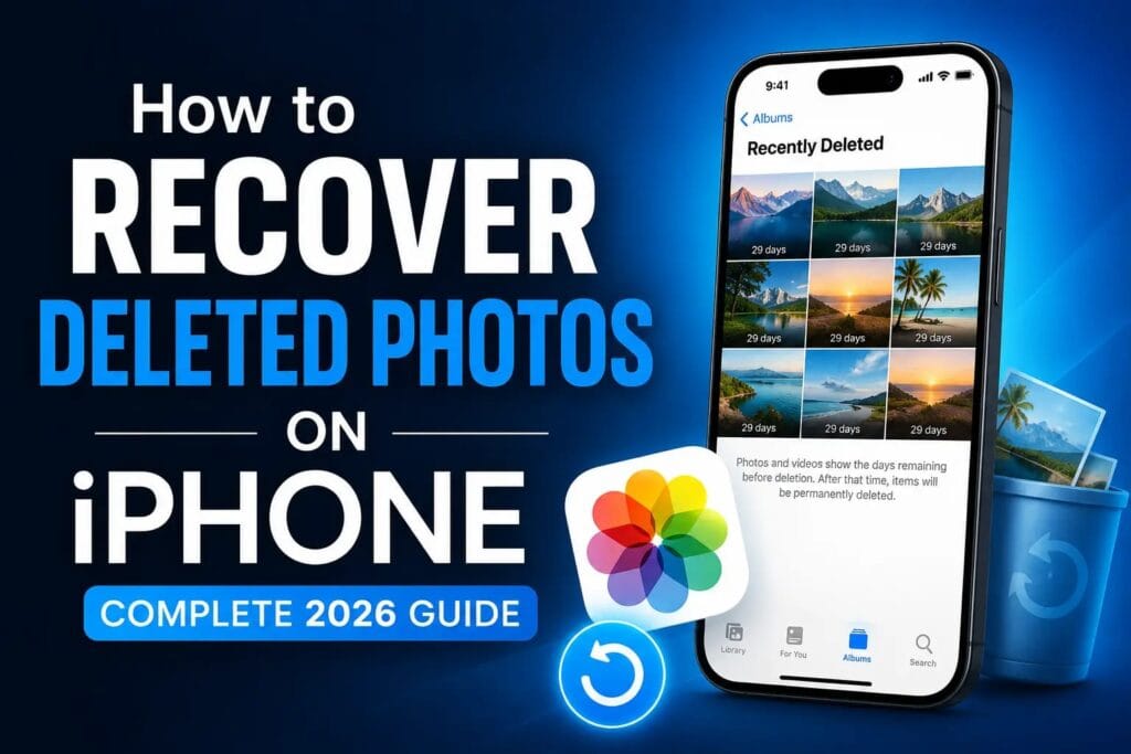 recover deleted photos on iPhone