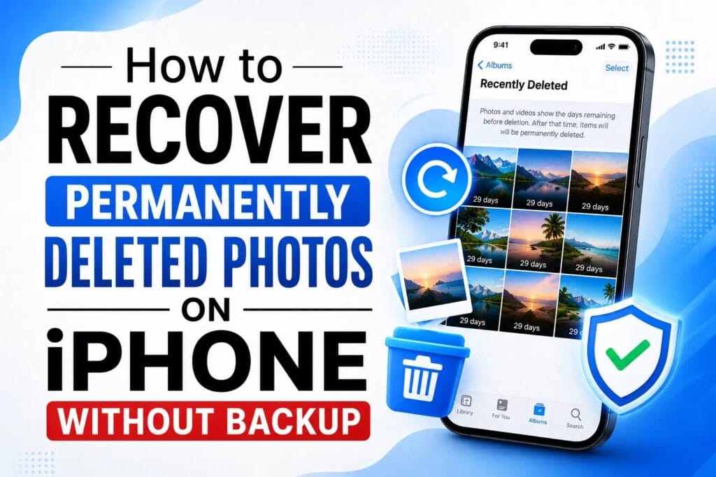 recover deleted photos on iPhone