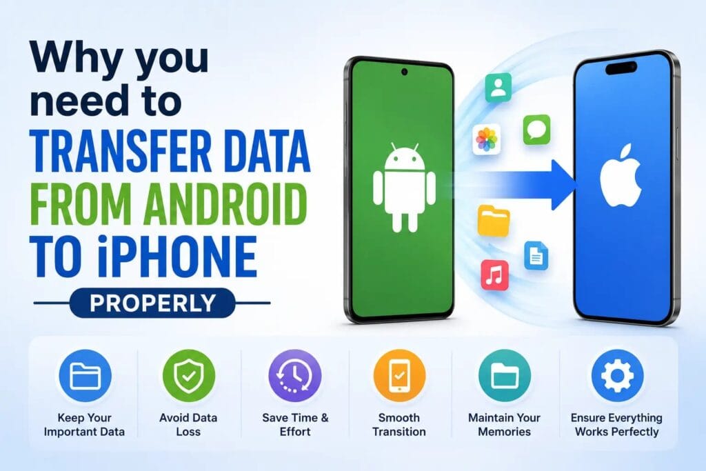 transfer data from Android to iPhone