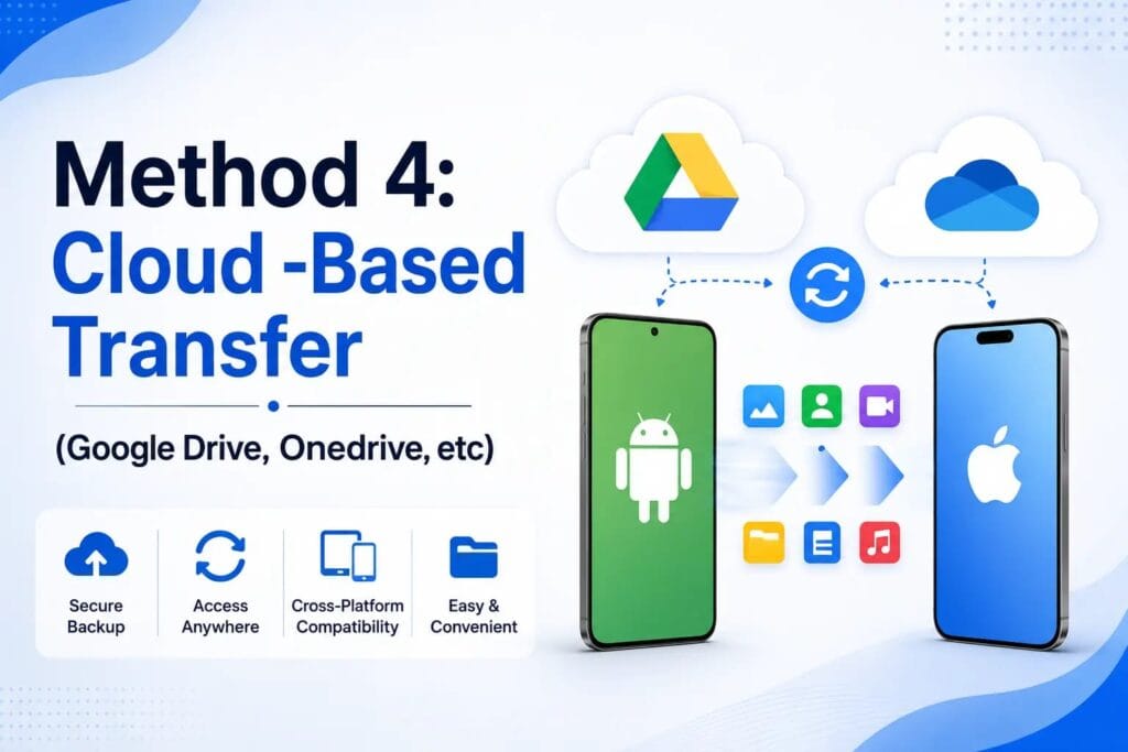 transfer data from Android to iPhone