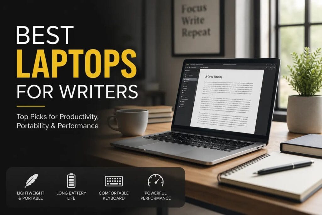 best laptops for writers