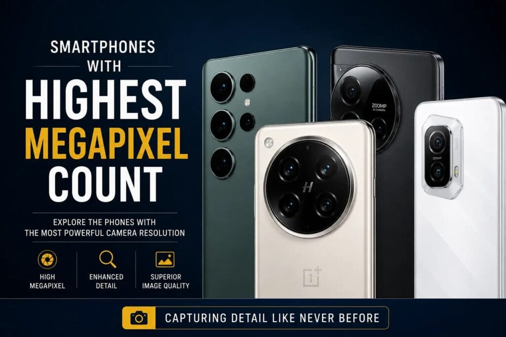 smartphones with highest megapixel count