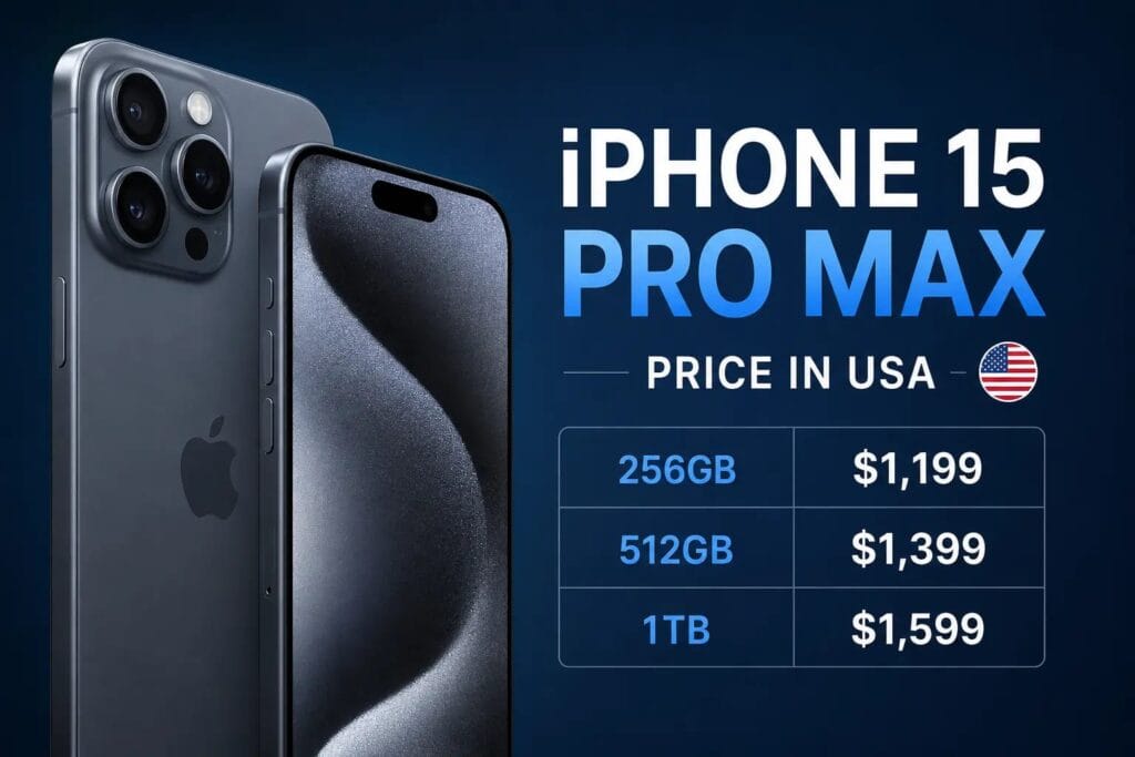 iphone 15 pro max price in usa