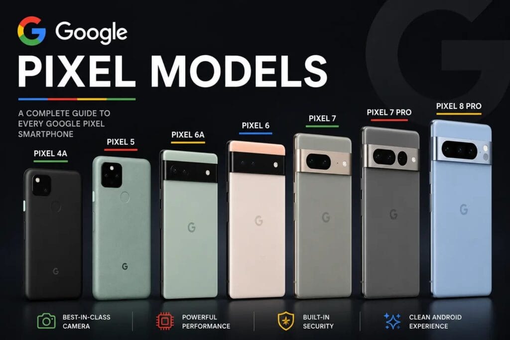 Google Pixel models