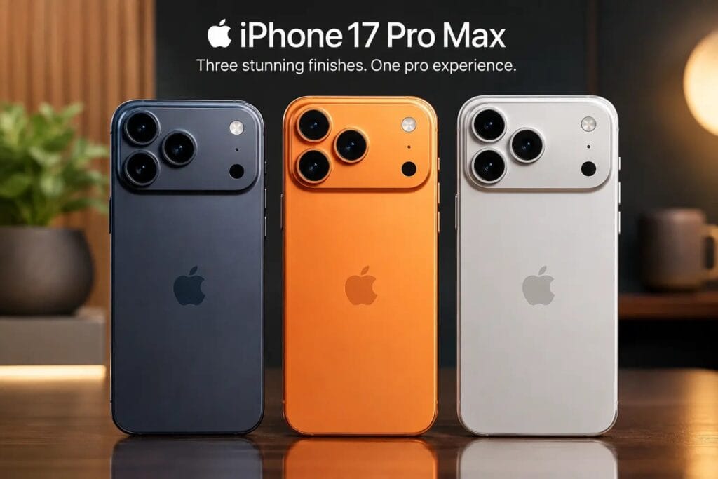 iphone 17 pro max color options